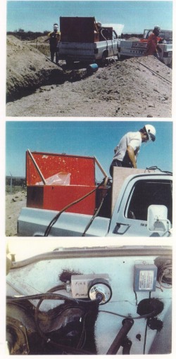 U of A workers at Page-Trowbridge Toxic Landfill (click for larger view)